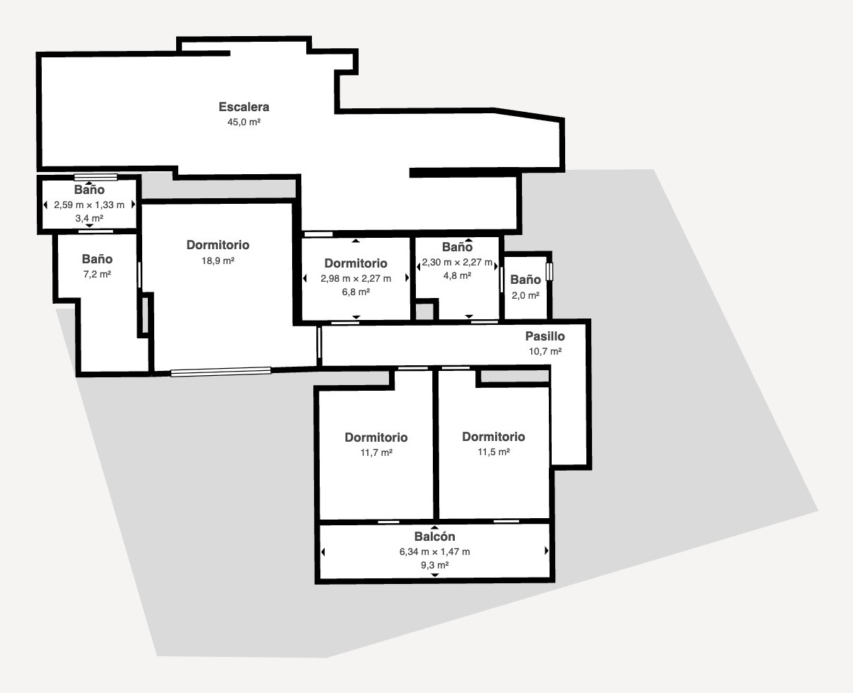 Casa Azul — Villa with Pool and Roof Terrace — Upper floor